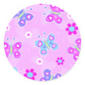 butterflies with hearts stickers