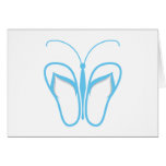 Butterflops Blue 1 Greeting Cards