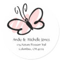 Butterfly Address Labels stickers