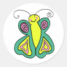 butterfly again stickers