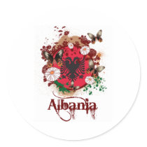 Butterfly Albania Stickers