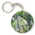 Butterfly Among Cat Mint keychains