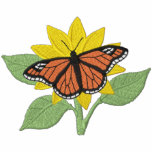 Butterfly and Flower embroidered shirts