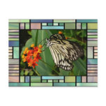 Butterfly and flower post card