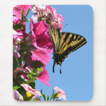 Butterfly and Flowers II Mousepad
