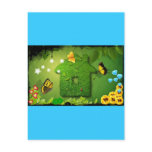 butterfly and green house postcards