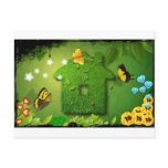 butterfly and green house postcards