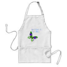 Butterfly Anything is Possible Apron