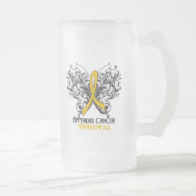 Butterfly Appendix Cancer Awareness Mugs