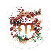 Butterfly Aries Stickers
