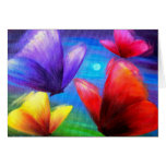 Butterfly Art Painting - Multi Greeting Card