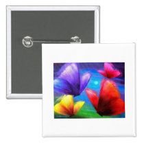 Butterfly Art Painting - Multi buttons
