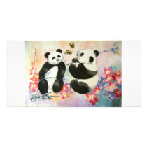 butterfly attractions personalized photo card