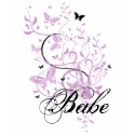 Butterfly Babe (purple) t-shirts