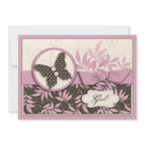 Butterfly Baby Shower Invitation