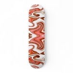 Butterfly Bat in Reds and Black Skateboard