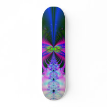 "Butterfly Beam" Fractal Art Custom Skateboard