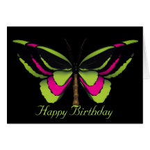 Butterfly Birthday Greeting Card