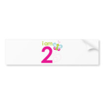 Butterfly birthday Tshirt Bumper Sticker