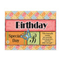 Butterfly Birthday Wishes postcards