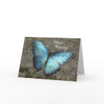 Butterfly Blue Birthday cards