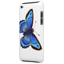 Butterfly blue Case-Mate Case Case-Mate iPod Touch Case