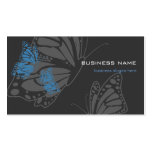 Butterfly Blue & Dark Elegant Modern Business Card Template