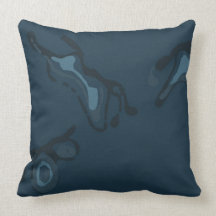 Butterfly Blue Throw Pillows