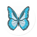 Butterfly Blue stickers