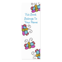 Butterfly Bookmark! Business Card Templates