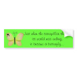 Butterfly Bumper Sticker bumper stickers