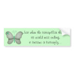 Butterfly Bumper Sticker bumper stickers