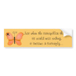 Butterfly Bumper Sticker bumper stickers