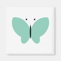 Butterfly Butterflies Insect Bug Lepidoptera Cute Fridge Magnets