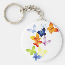 Butterfly Butterflies Key Chain