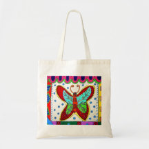 Butterfly Canvas Bag