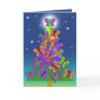BUTTERFLY CHRISTMAS TREE GREETING CARDS