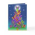 BUTTERFLY CHRISTMAS TREE cards