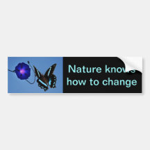 Butterfly class bumper sticker