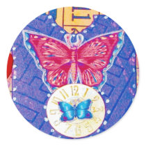 Butterfly Collage Sticker