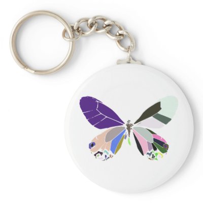 butterfly colours key chain by anacletocold