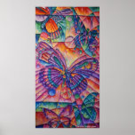 Butterfly Composition Canvas Print
