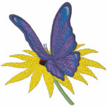 Butterfly Daisies embroidered shirts