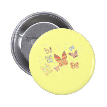 Butterfly design buttons