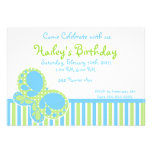 Butterfly Dots Birthday Invitation 2