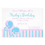 Butterfly Dots Birthday Invitation 4