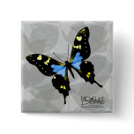 Butterfly - Dots - Button