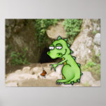 Butterfly Dragon Poster