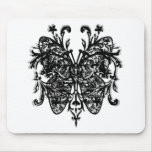 Butterfly Effect (b&w) mousepads