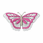 Butterfly embroidered women's t-shirt embroidered shirts